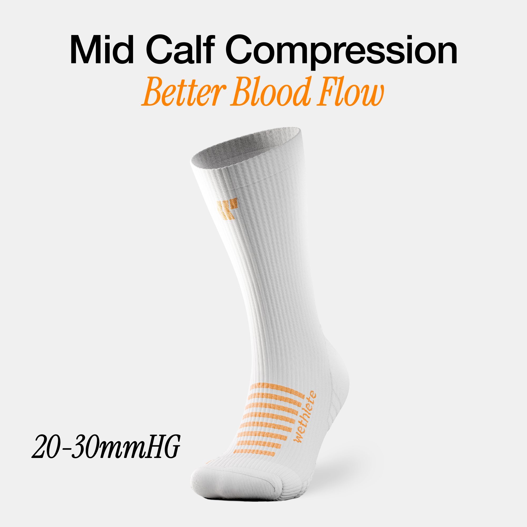 Wesocks Compression Mid Calf | For Better Blood Circulation