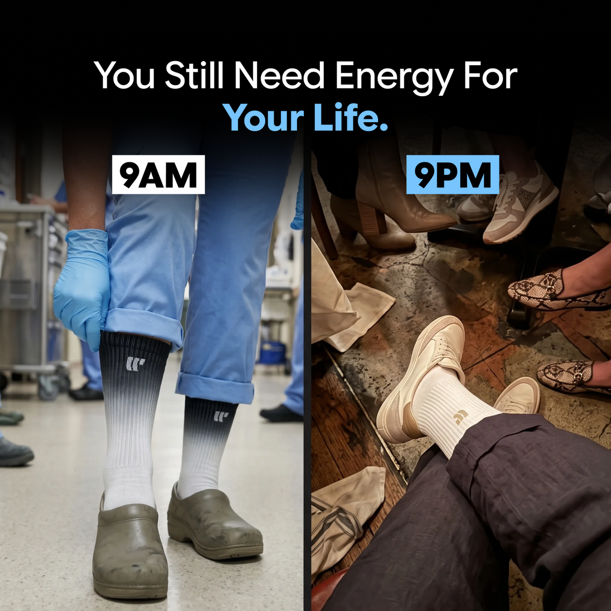 4.  Finishing your shift with energy left for life.